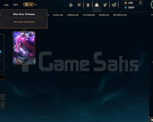 LOL Eski ve Değerli kostümlü hesap ACİİL SATILIK