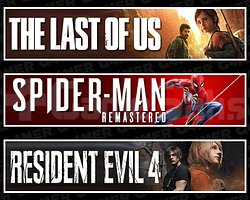 The Last Of Us 1 + SpiderMan RE + Resident Evil 4