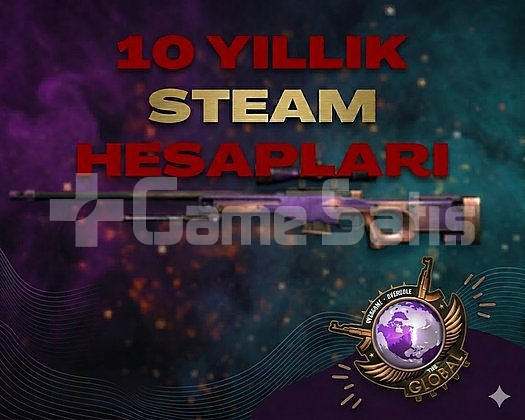 En az 10 Yıllık Steam Hesaplar