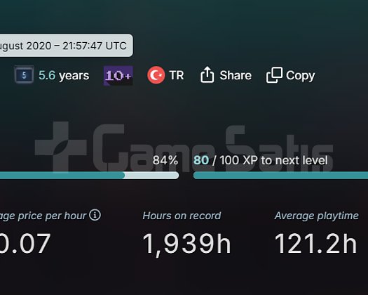 358 Dolar Değerinde Kişisel Steam Hesabı