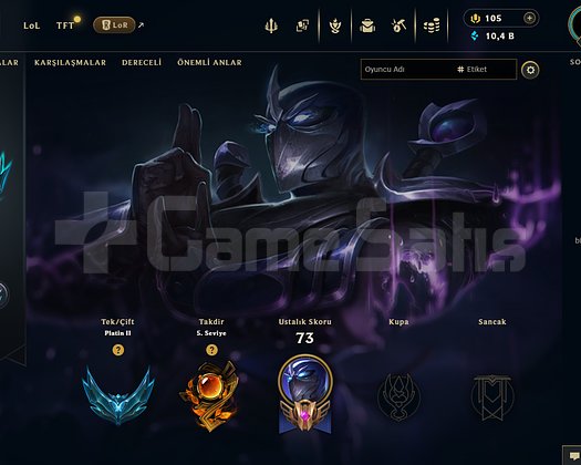 EUW Platin 2 | 5 Kostüm - 58 Hero | LoL