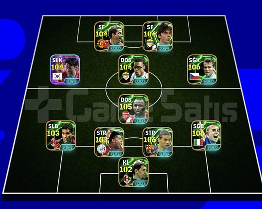KG 3230 2 BOMBACI+SON+VİERA+DAVİDS+NEDVED+OWEN