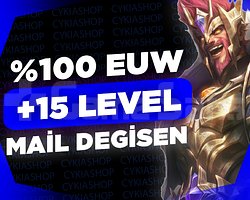 EUW / +15LEVEL / MAİL DEĞİŞEN