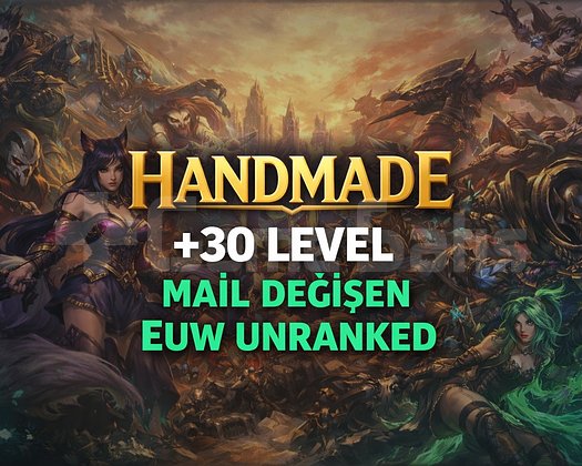 Euw Handmade Fresh Hesap 12 K MÖ