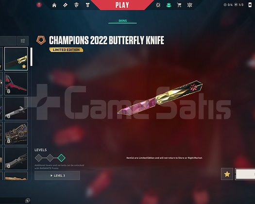 TR +30K VP / CHAMP 22 SET / 3 BIÇAK DOLU HESAP
