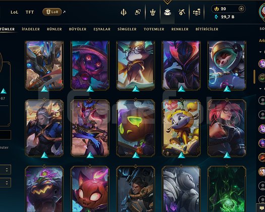 EUW 186 LEVEL MAİLLİ 131 SKİNLİ FRESH HESAP!!!