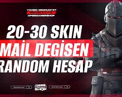 Mail Değişen 20-30 Skin Fortnite Random