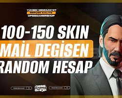 Mail Değişen 100-150 Skin Fortnite Random