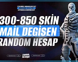 Mail Değişen 300-500 Skin Fortnite Random