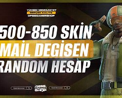 Mail Değişen 500-850 Skin Fortnite Random