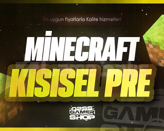 Kişiye Özel Minecraft Premium