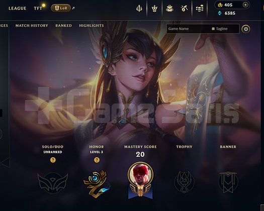EUW Unranked | 7 Kostüm - 405 Rp | LoL Hesap