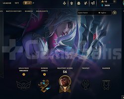 EUW Unranked | 8 Kostüm - 45 Hero | LoL Hesap