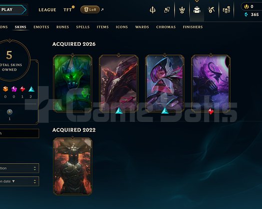 EUW Unranked | 5 Kostüm - 29 Hero | LoL Hesap
