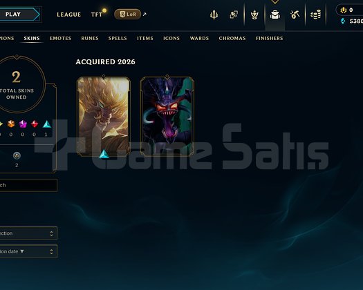 EUW Unranked | 2 Kostüm - 28 Hero | LoL Hesap