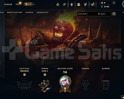 EUW Unranked | 4 Kostüm - 26 Hero | LoL Hesap