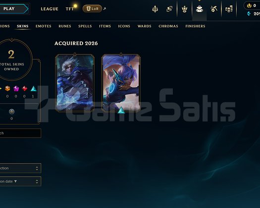 EUW Unranked | 2 Kostüm - 33 Hero | LoL Hesap