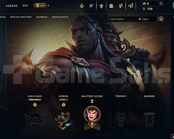 EUW Unranked | 6 Kostüm - 36 Hero | LoL Hesap