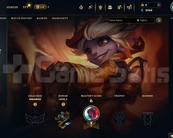 EUW Unranked | 4 Kostüm - 42 Hero | LoL Hesap