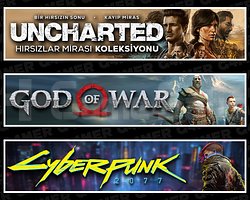 Uncharted + God Of War + Cyberpunk 2077