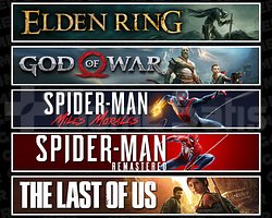 Elden + GOW + Miles + Spider 1 + TLOU1