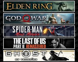 Elden + GOW + Miles + TLOU2 + Tsushima