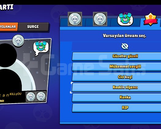 Brawl Stars 45000 kupalı 2020 hesap