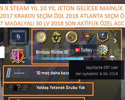 7 MADALYALI 30 LV 2018 EN SON AKTİFLİK 100 TL CS G