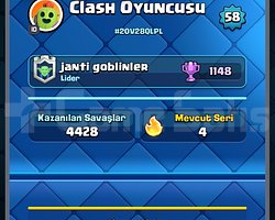 Clash Royale DOLU BOL EVRİM BOL EMOJİ HESAP