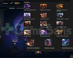 EUW 79 LEVEL 19 SKIN HANDMADE UNRANKED MAIL ONAYSZ