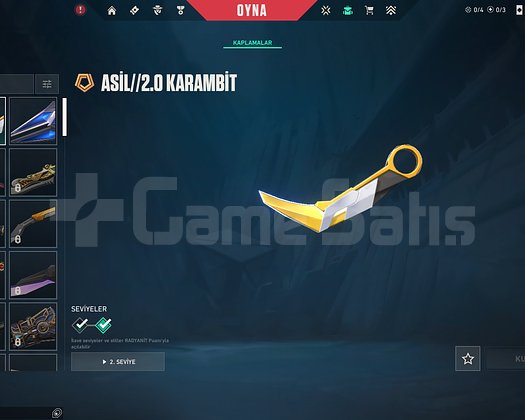 YİTİK VANDAL - ASİL KARAMBİT - YAĞMACI SHERRIF BP.