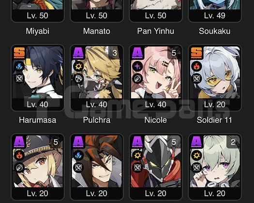 LVL 50 MIYABI + WENGINE + YIXUAN + LUCIA