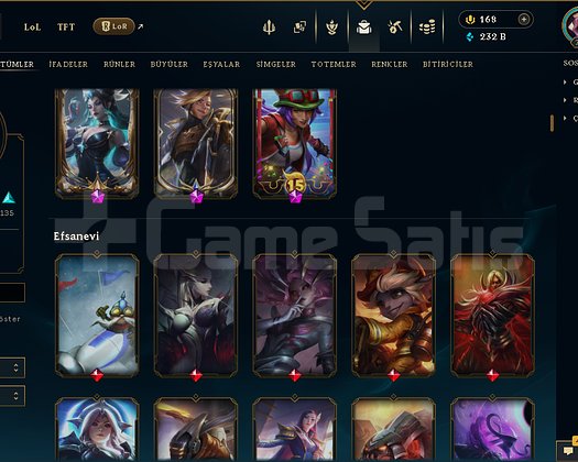 EUW / 792 LEVEL / 248 SKİN / FUL HERO +MAİL