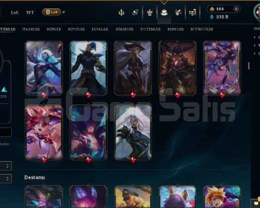 EUW / 792 LEVEL / 248 SKİN / FUL HERO +MAİL