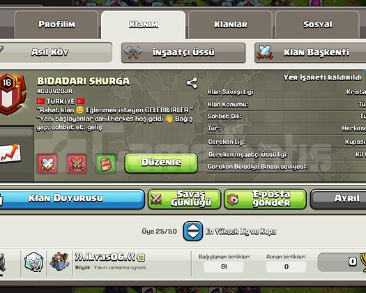 16 LVL Uygun kristal 1 lig klan