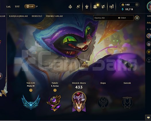 Satılık Plat 4 Hesap