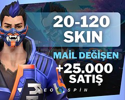 20-120 SKİN | MAİL DEĞİŞEN | UVİP+ | 30,000 SATIŞ