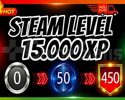 Steam Level Boost 150 Set 15000 XP