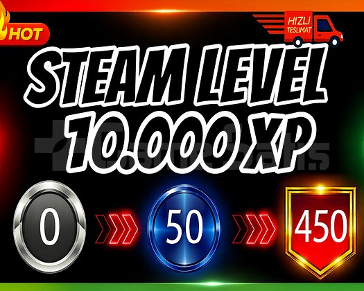 Steam Level Boost 100 Set 10000 XP