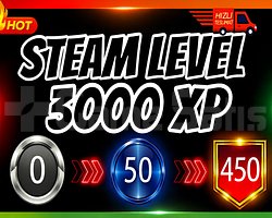 Steam Level Boost 30 Set 3000 XP