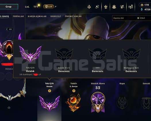 TR // MASTER +250 LP 75 WR +30 -10 // MAIL DEGISEN
