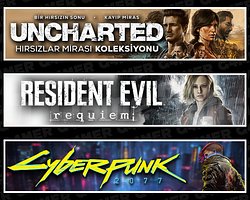 Uncharted + Resident Evil Requiem + Cyberpunk 2077