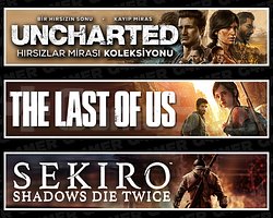 Uncharted + The Last Of Us 1 + Sekiro