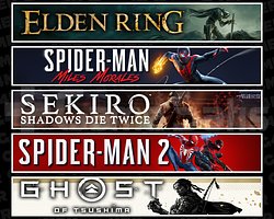 Elden + Miles + Sekiro + Spider 2 + Tsushima