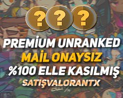 TR - PREMİUM 5 MAÇ UNRANKED FRESH - MAİL ONAYSIZ!
