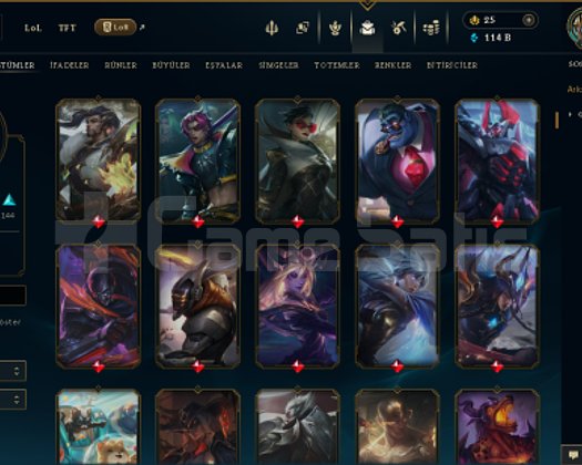 715 LEVEL / 305 SKİN / FUL HERO +MAİL +13K SATIŞ