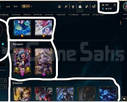 353 LEVEL / 224 SKİN / FUL HERO +MAİL +13K SATIŞ