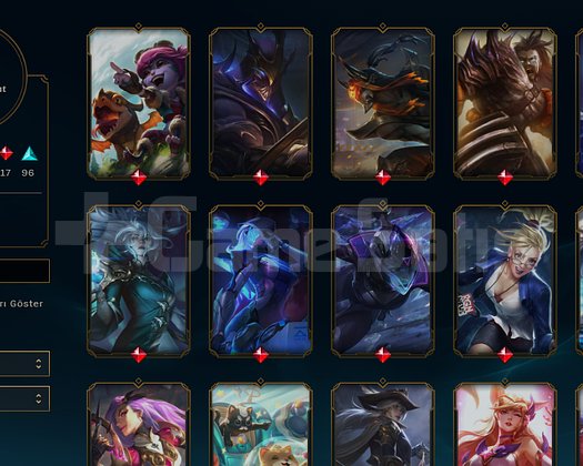 LOL VE VALO HESABI DOLU