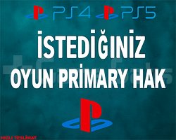 İSTEDİĞİNİZ OYUN PRİMARY HAK +GARANTİ