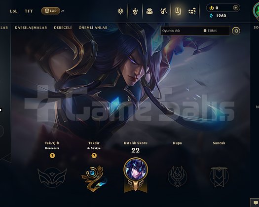 TR Unranked | 6 Kostüm - 30 Hero | LoL